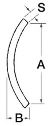 Σχήμα C προ-διάτρητο και ραβδόστρωμα 20 mm